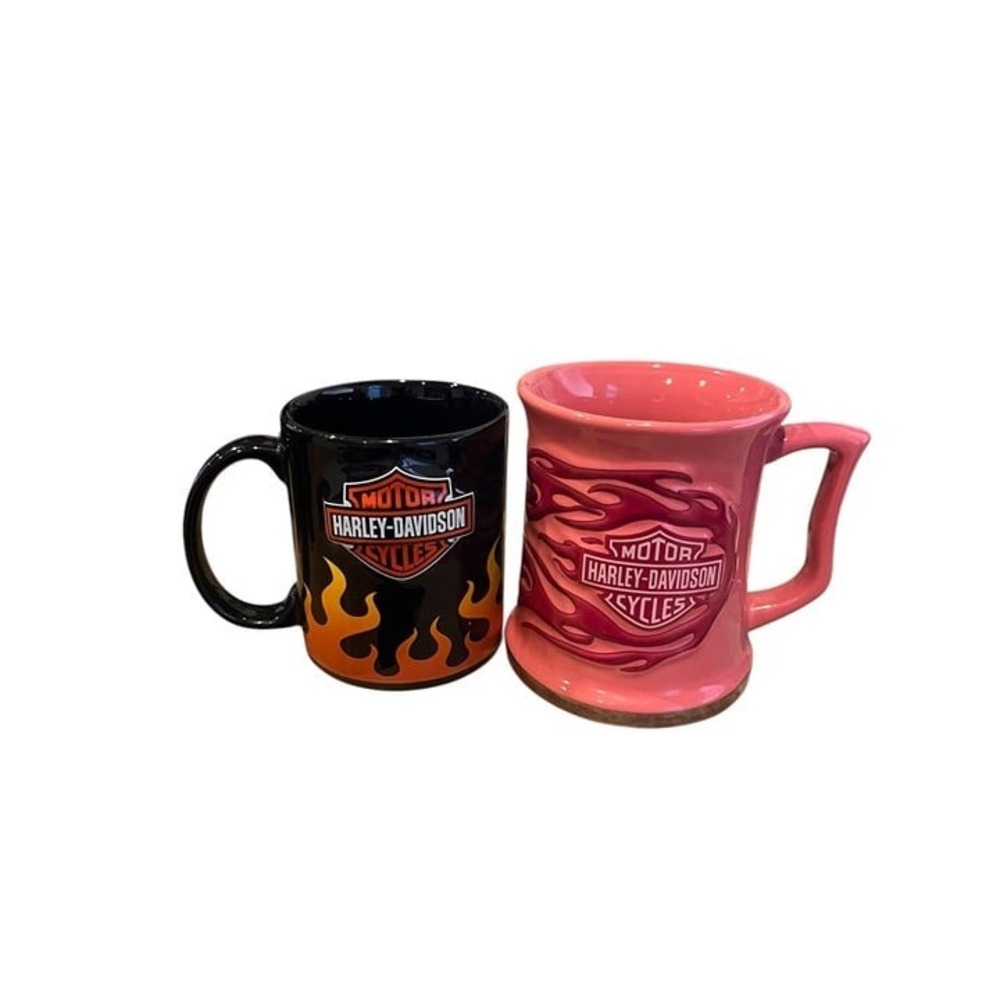 Harley Davidson His & Hers Coffee Mugs